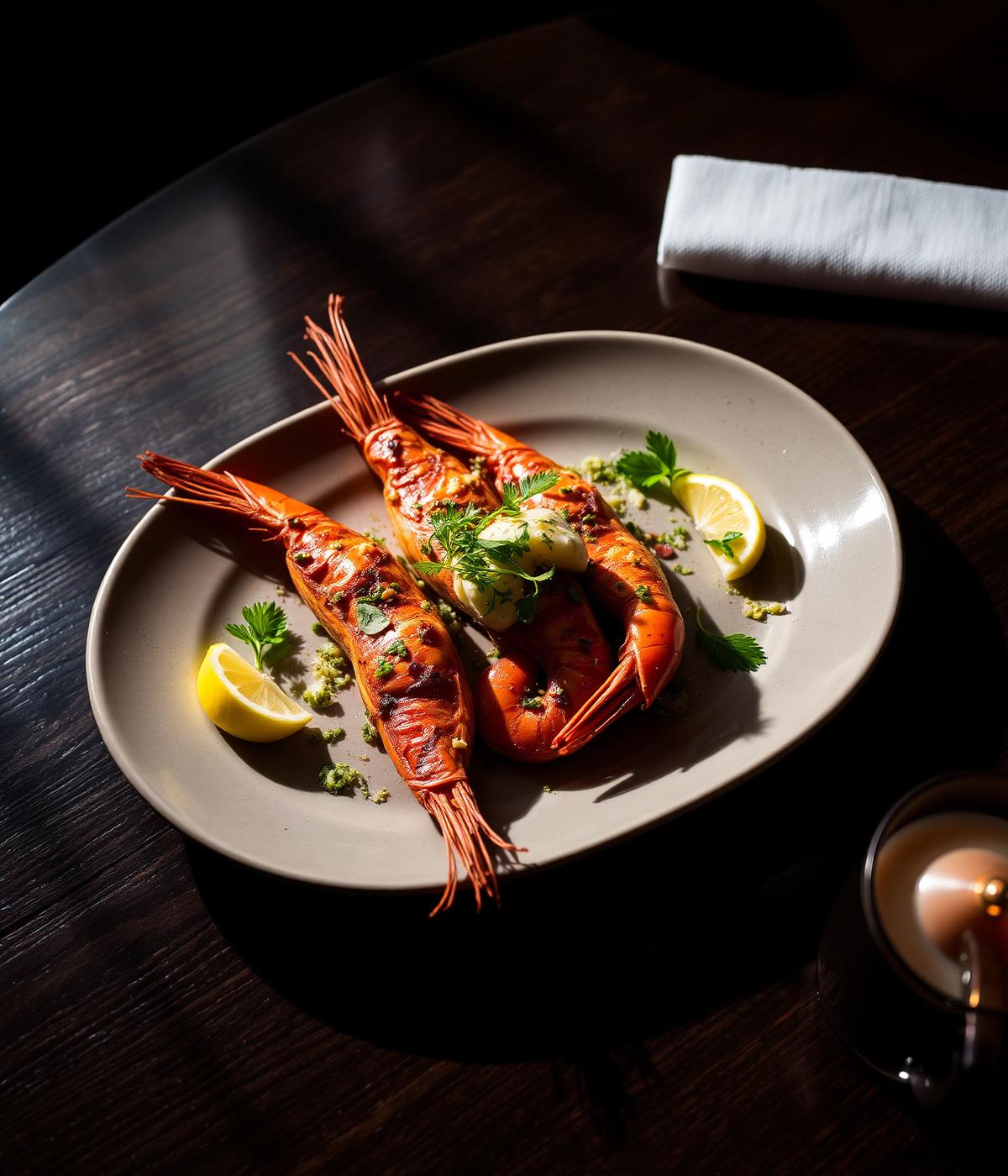 Butter Garlic Prawns